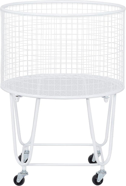 Deco 79 Metal Round Storage Cart by Deco79