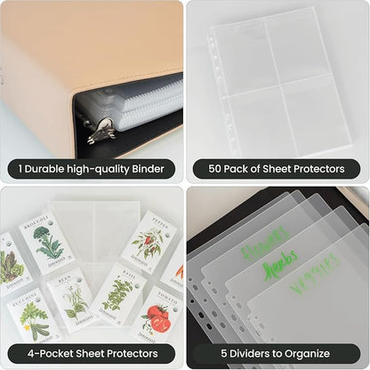 Seed Storage Binder – Garden Seed Organizer - Image 6