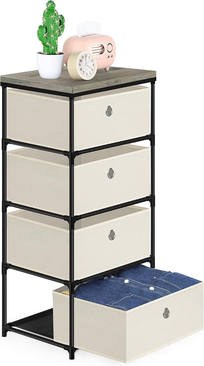 HAITRAL Fabric Storage Chest, Drawer Clothes Organizer - Image 4