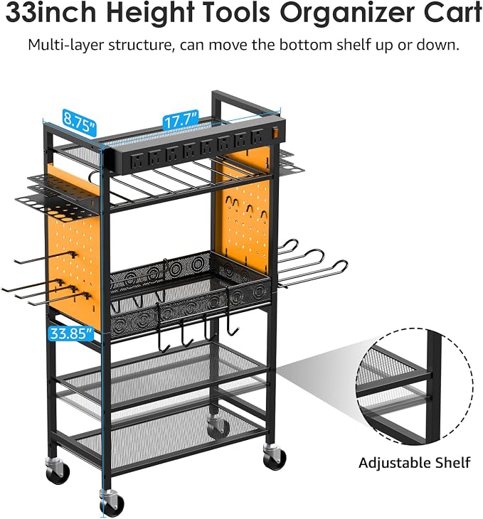 CCCEI Power Tool Organizer Cart - Image 5