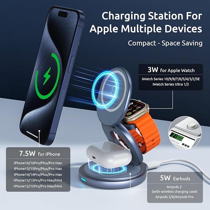 3 in 1 Wireless Charging Station - Image 3