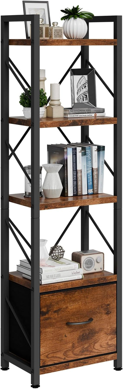 Vongrasig 5 Tier Bookshelf - Image 7