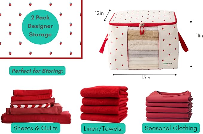 Canvas Storage Bags 2 Pack - Image 2