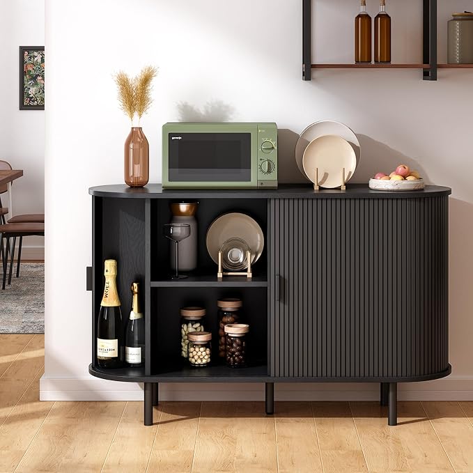 48" Sideboard Buffet Cabinet - Image 4