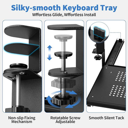 Keyboard Tray Under Desk - Image 6