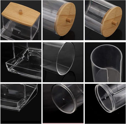 Tbestmax Bathroom Organizer Accessories Set-10 OZ Qtips Holder Storage - Image 4