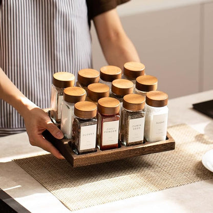 Yangbaga 24Pcs Glass Spice Jars - Image 5