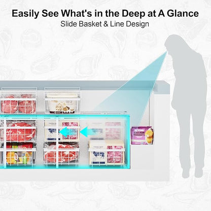 iSPECLE 2 Tier Freezer Rack Organizer - Image 5