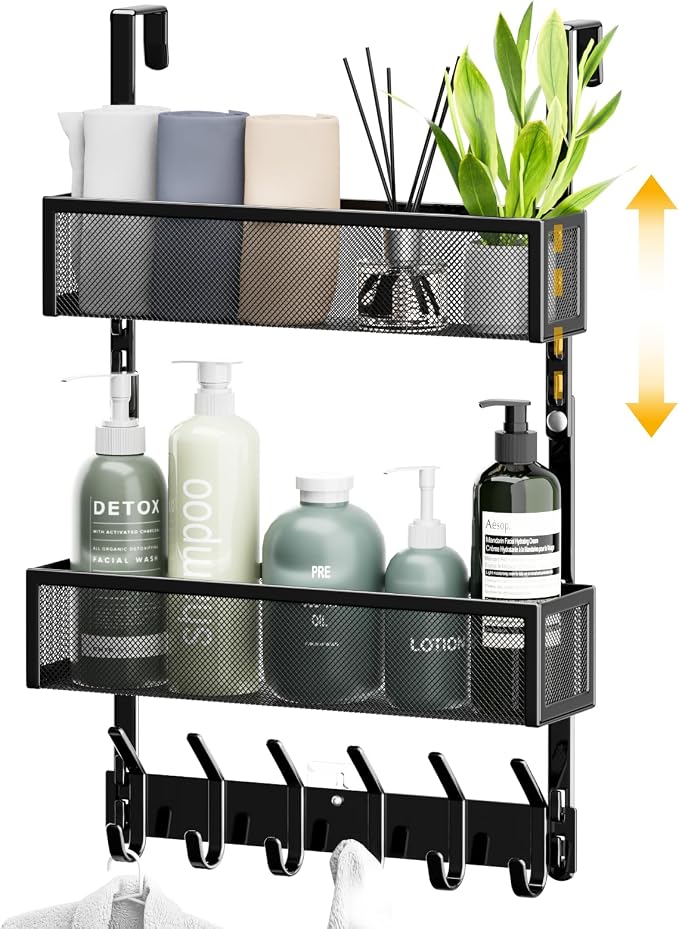 LUCYCAZ Over The Door Hooks Organizer, Door Hanger by LUCYCAZ