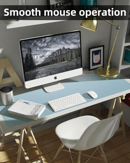 Leather Desk Pad Protector, Large Mat, Mouse Pad & Keyboard Cover - Image 4