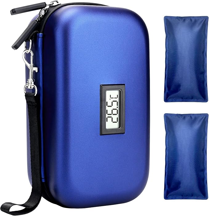 Insulin Cooler Travel Case, TSA Approved Medication Diabetic Cooler Organizer by GMOHOUD