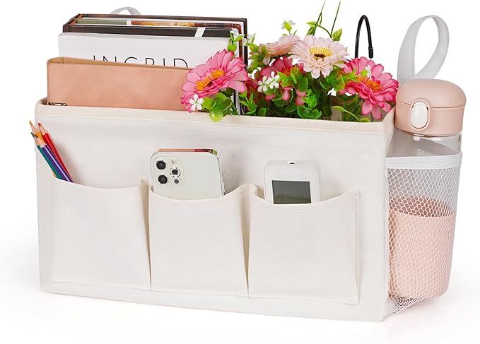 Bedside Caddy Storage Organizer by Lilithye