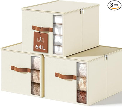 Large Clothes Storage Bins by KitHero