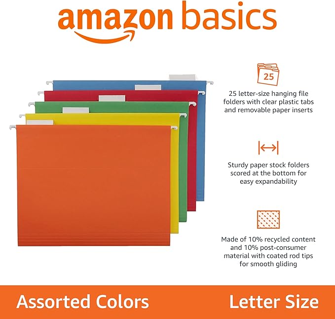 Amazon Basics Hanging File Folders - Image 2