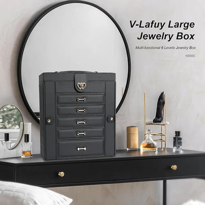 Large Jewelry Organizers and Storage, Large Jewelry Box - Image 4