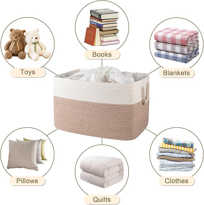 95L Extra Large Blanket Basket - Image 8