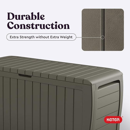 Keter Marvel Plus 71 Gallon Resin Outdoor Storage Box - Image 9