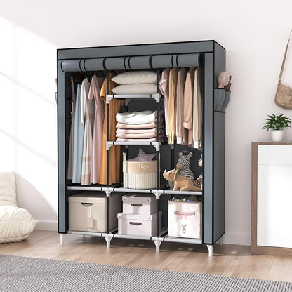 VTRIN Portable Closet Wardrobe for Hanging Clothes - Image 8