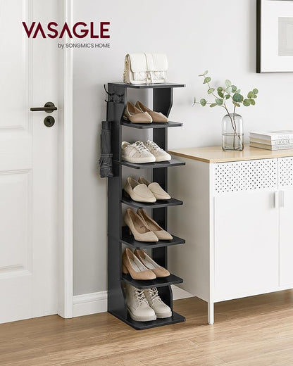 VASAGLE 7-Tier Vertical Shoe Rack, Narrow Shoe Storage Organizer - Image 2