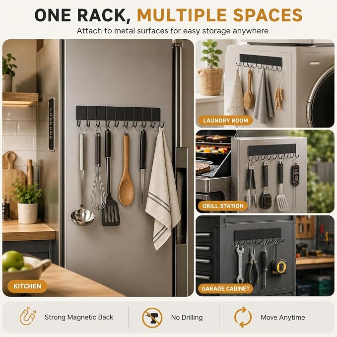 Magnetic Key Holder For Fridge - Image 7