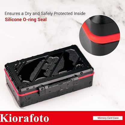 Kiorafoto 58 Slots TF Micro SD MSD Memory Card Case Holder Water-Resistant - Image 6