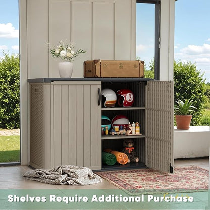 Devoko Shelf of Outdoor Storage Cabinet - Image 3