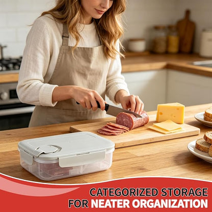 Meat and Cheese Container for Fridge, Deli Meat Container for Fridge Organizers - Image 7