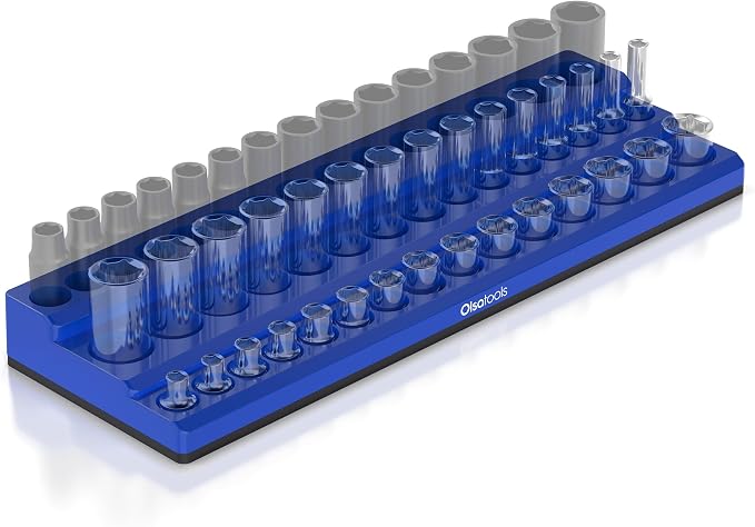 Olsa Tools Magnetic Socket Organizer by OlsaTools