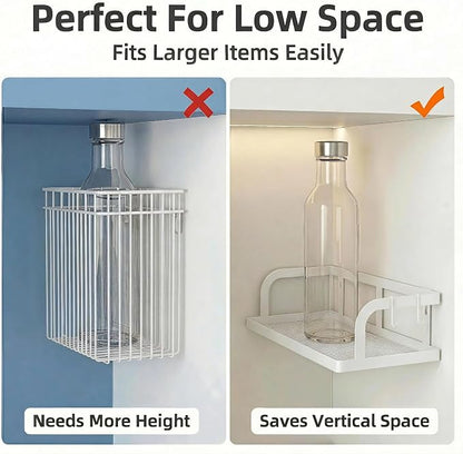 PUSDON 2-Pack 16.5" Extra Long Slim Hollowout Shower Caddy, Wall Mount Spice - Image 5