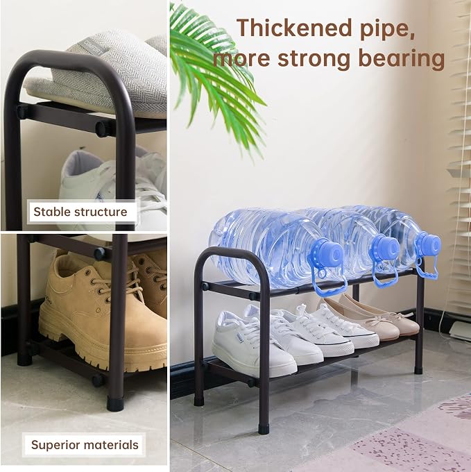 Gonfoam Expandable 2-Tier Shoe Rack - Image 5