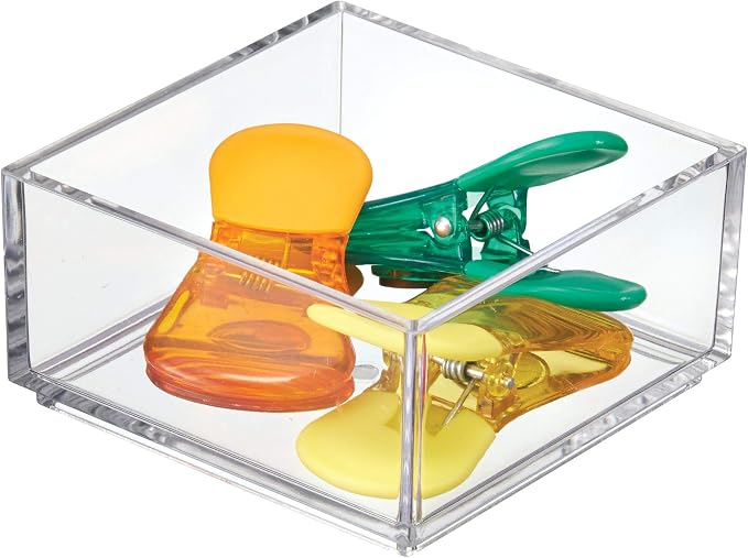 iDesign Clarity Plastic Drawer Organizer, by iDesign