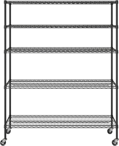 Seville Classics UltraDurable Heavy Duty NSF Solid Steel Wire Rack Storage Unit - Image 2