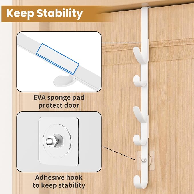 Over The Door Hooks, Metal Door Hooks - Image 5
