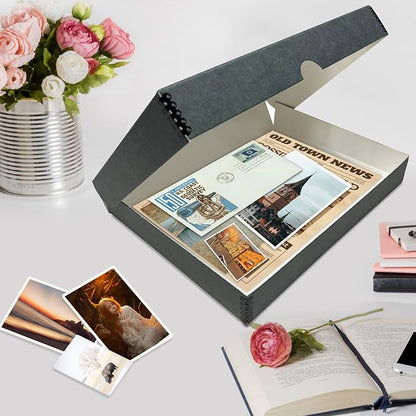 Lineco Clamshell Archival Storage Box, 9.5x12.5x1.75 Inch, Organize and Store - Image 5