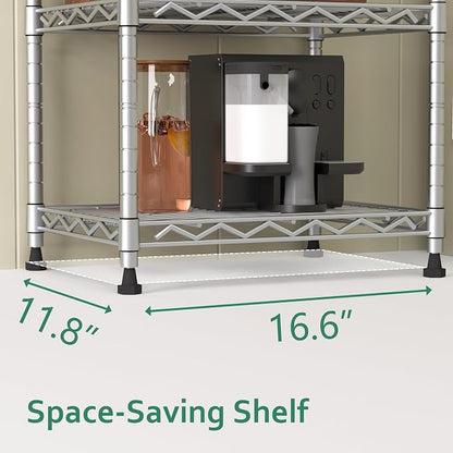 GIOTORENT 6-Tier Storage Shelves Standing Shelving Metal Units, Adjustable - Image 3