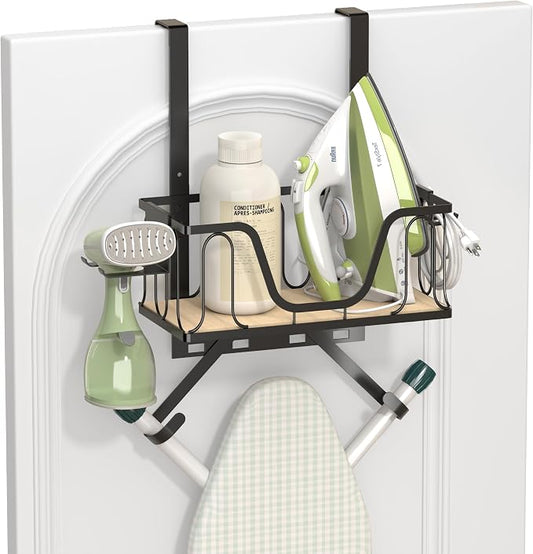 Ironing Board Hanger, 2 in 1 Wall-Mount & Over the Door by ThoughtfullyCraftedMoments