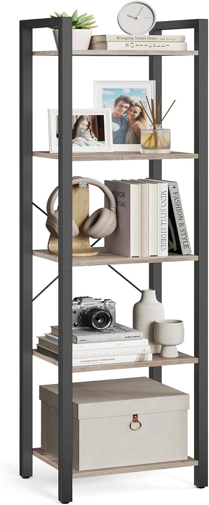 VASAGLE 5-Tier Bookshelf, Bookcase by Unknown