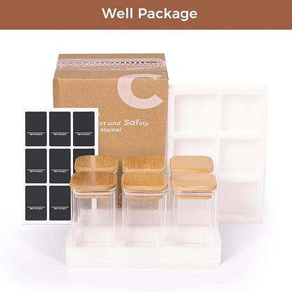 ComSaf 6Pcs 8oz Spice Jars - Image 9