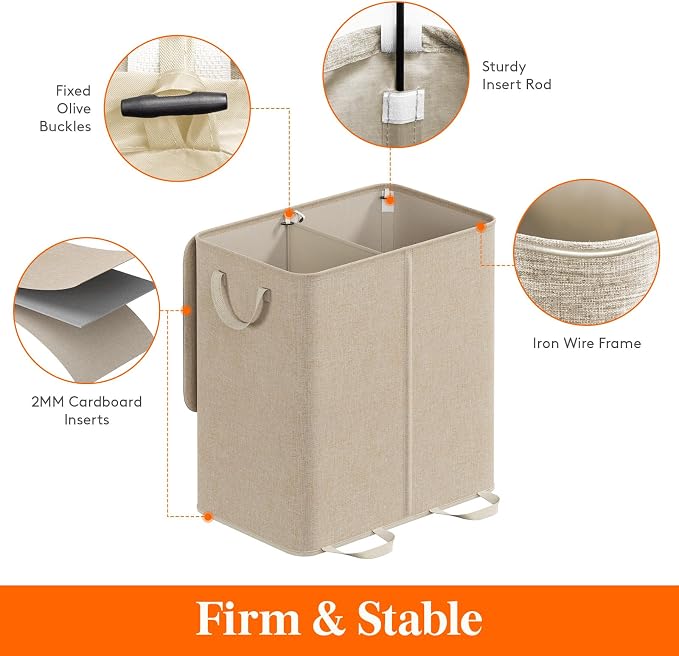 Lifewit Double Laundry Hamper - Image 2