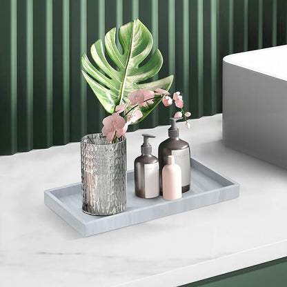 Bathroom Counter Tray, EG-SIPRO High-Grade Thickened Silicone Bathroom Vanity - Image 6