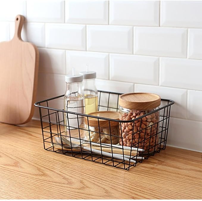 Sturdy Small Wire Storage Basket - Image 3