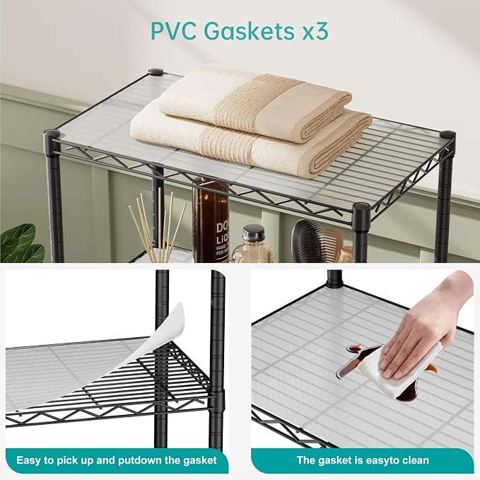 SINGAYE Shelf Closet Wire Shelving：Adjustable Metal Unit - Image 3