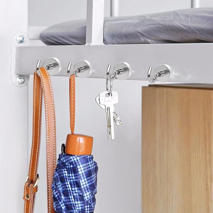 MIKEDE Magnetic Hooks, 85 Lbs Heavy Duty Earth Magnets - Image 6
