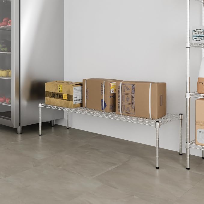 18" Deep x 60" Wide x 14" Height Wire Shelving Kit | 1-Tier | NSF Commercial - Image 6