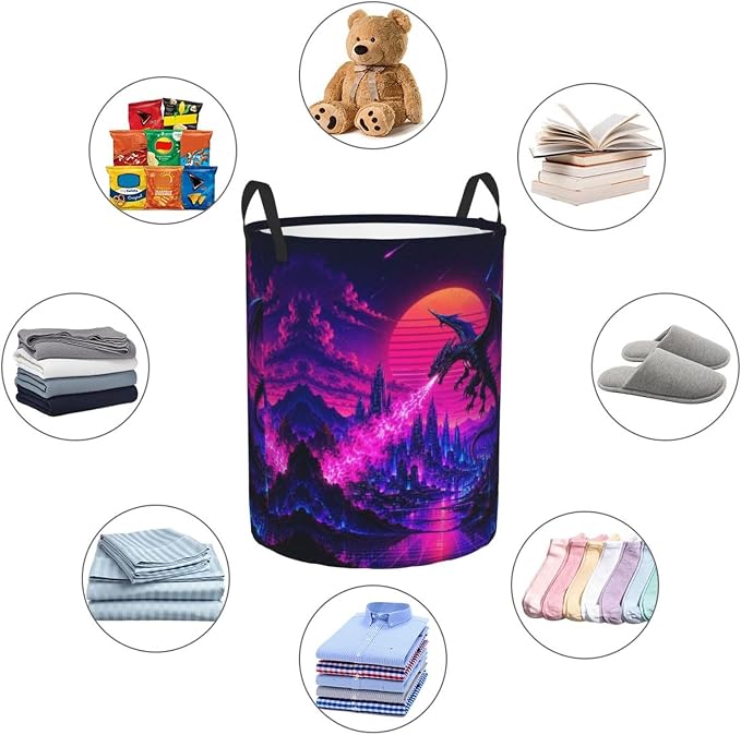 Laundry Basket Dirty Clothes Hamper - Image 5