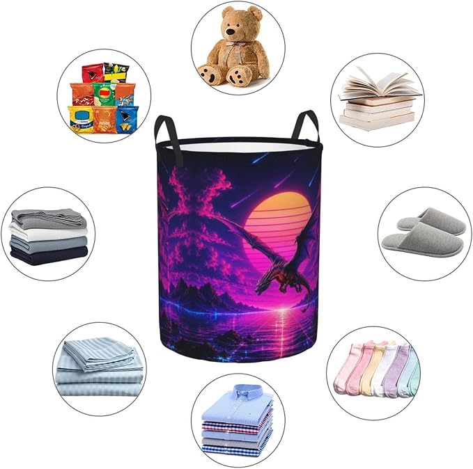Laundry Basket Dirty Clothes Hamper - Image 5