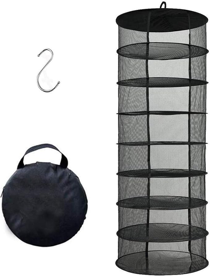 Desy & Feeci Herb Drying Rack Hanging, 8 Layer Collapsible Mesh Dry Net Herb by DesyFeeci