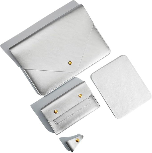 PU Leather Laptop Sleeve 16 Inch Compatible by Unknown