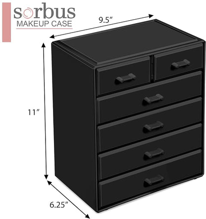 Sorbus Acrylic Makeup Organizer - Image 2