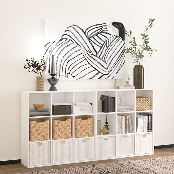 Wooden 9 Cube Storage Organizer - Image 5